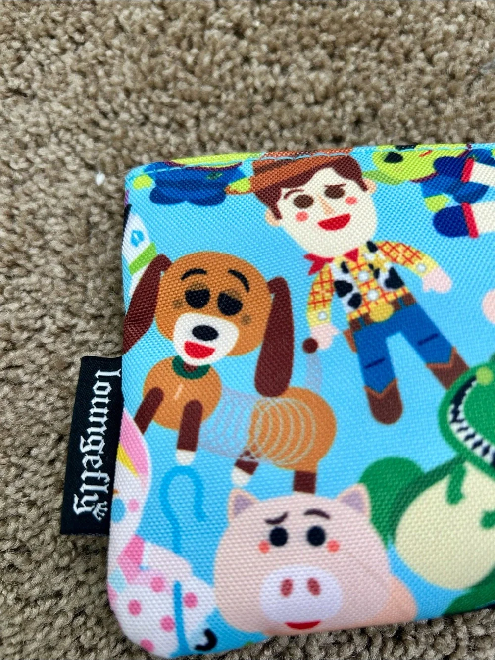 New Disney Loungefly Cuties Coin Cosmetic Zip Pouch